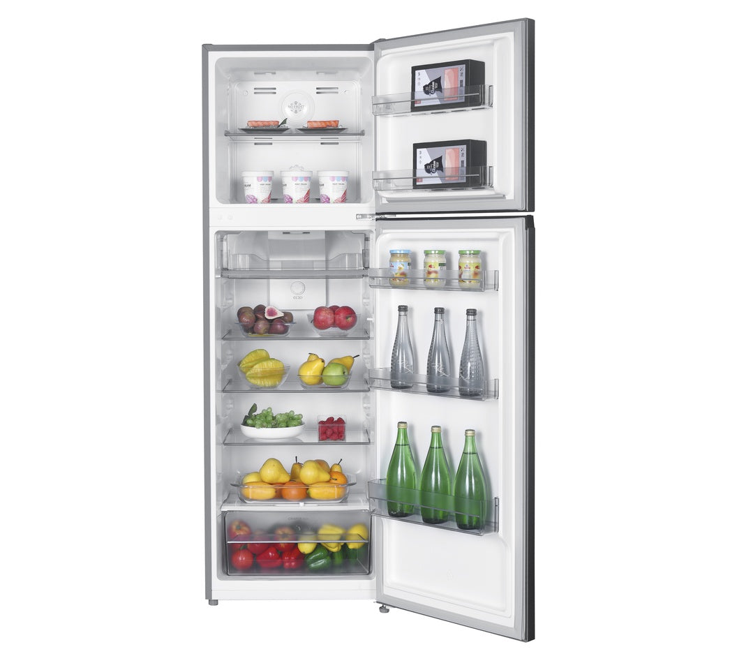 VON VRT-247NRAK Double Door Fridge, Top Mount Freezer, No Frost , 247L