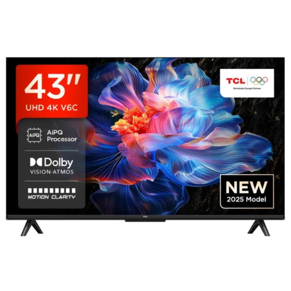 TCL 43V6D 43 Inch 4K HDR Smart TV