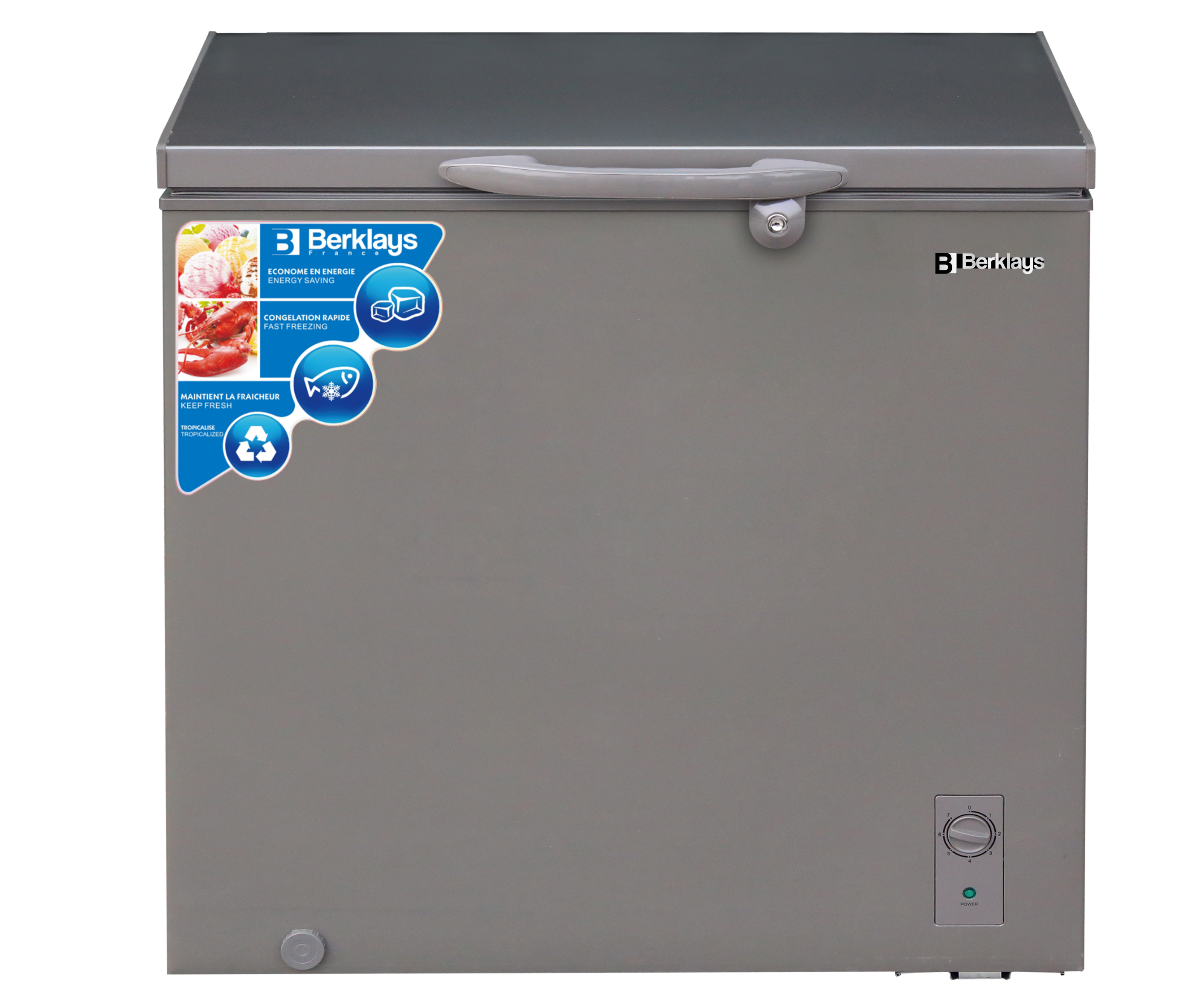 BERKLAYS CHEST FREEZERS: BC105LCHSR.UK