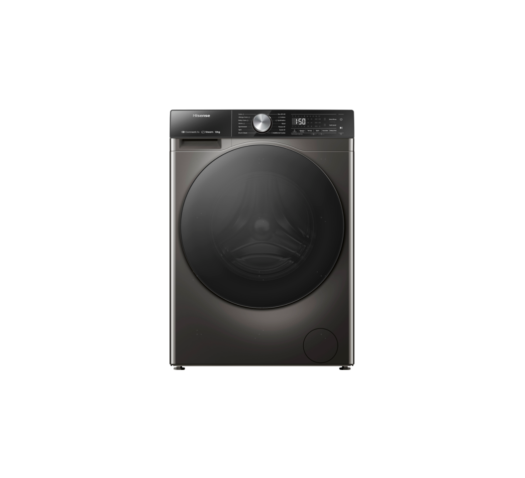 Hisense WD5S1245BB Front Load Washing & Dryer, 12/8KG - Silver