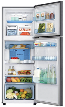 SAMSUNG 233LTR DOUBLE DOOR COOLWALL REFRIGERATOR : RT28K3082S8