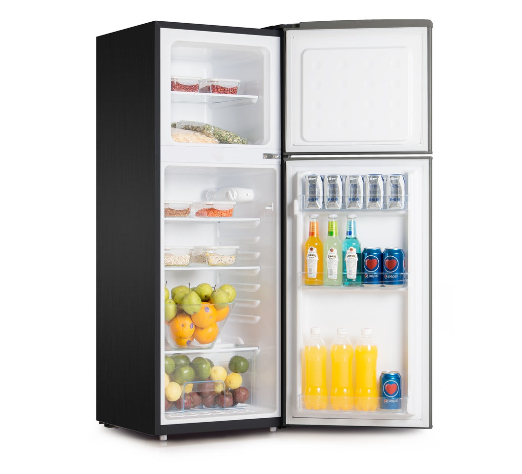 VON VART-19DHS Double Door Fridge, Top Mount Freezer- 134L