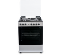 VON VCF653131NSY Freestanding Cooker – 3 Gas + 1 Electric Burners, Enamel Pan Support