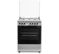 VON VCF653151FSY Freestanding Cooker – 3 Gas + 1 Electric Burners, Thick Enamel Pan Support, Flame Failure Device