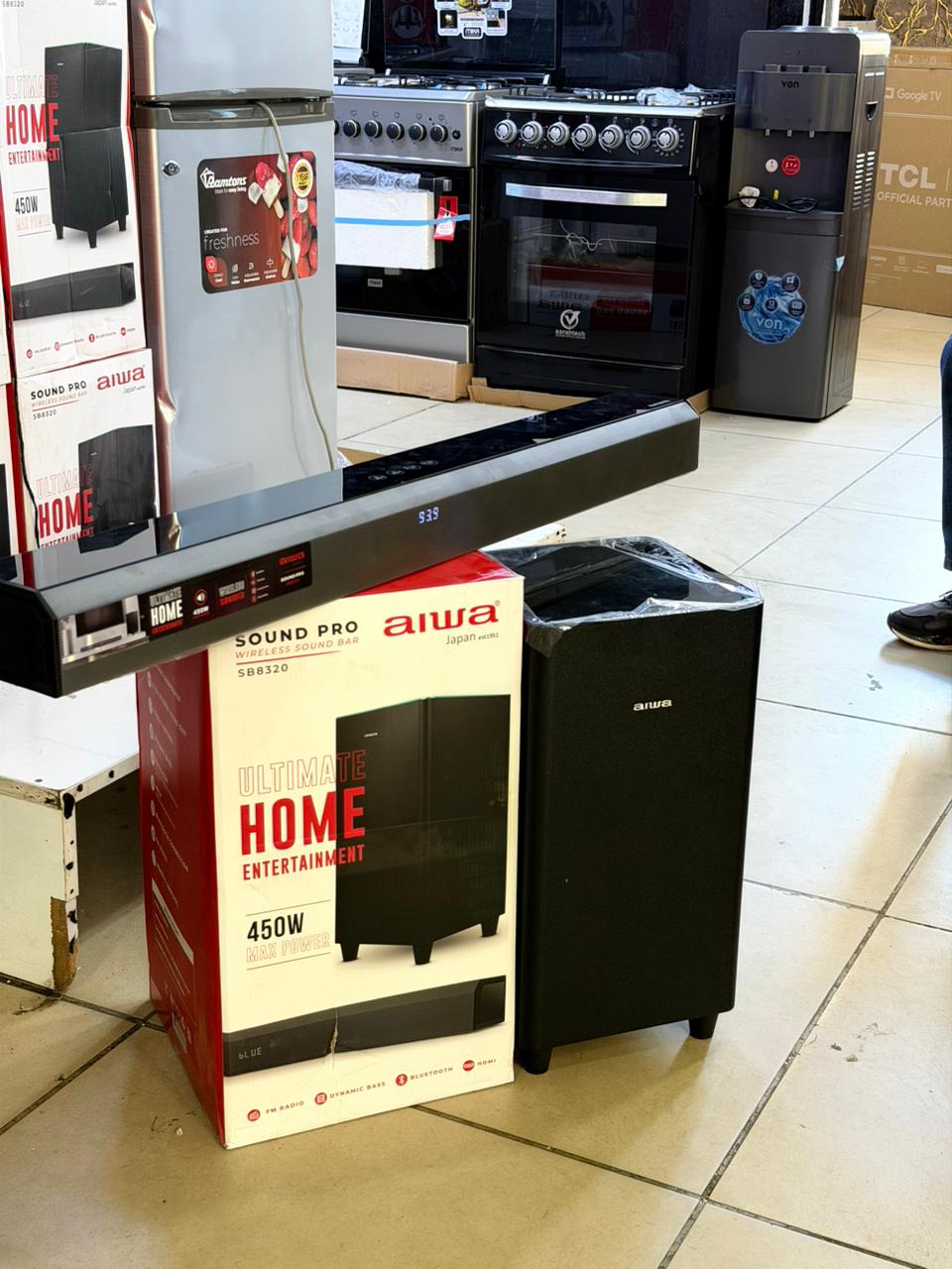 AIWA Sound Bar 450 watts  5.1CH With FM radio