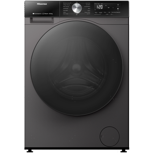 Hisense WF3S1043BT Front Load Washing Machine, 10.5KG - Silver