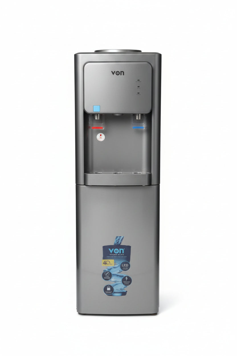 VON VDN-211CLS Hot and Normal Storage Cabinet Water Dispenser
